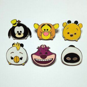 Disney Pins Lot of 6 Tsum Tsum | Trading Pins | Winnie the Pooh